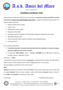 Convocazione assemblea 2026